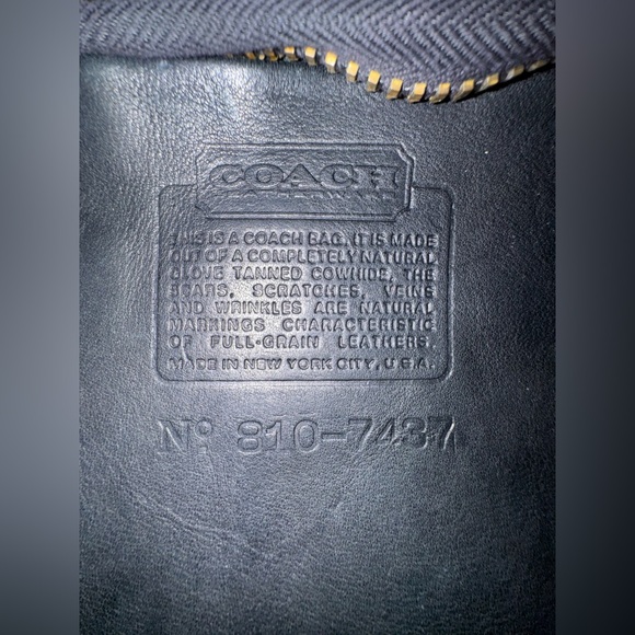 Vintage Coach Watermelon Tote in Black - Picture 9 of 9